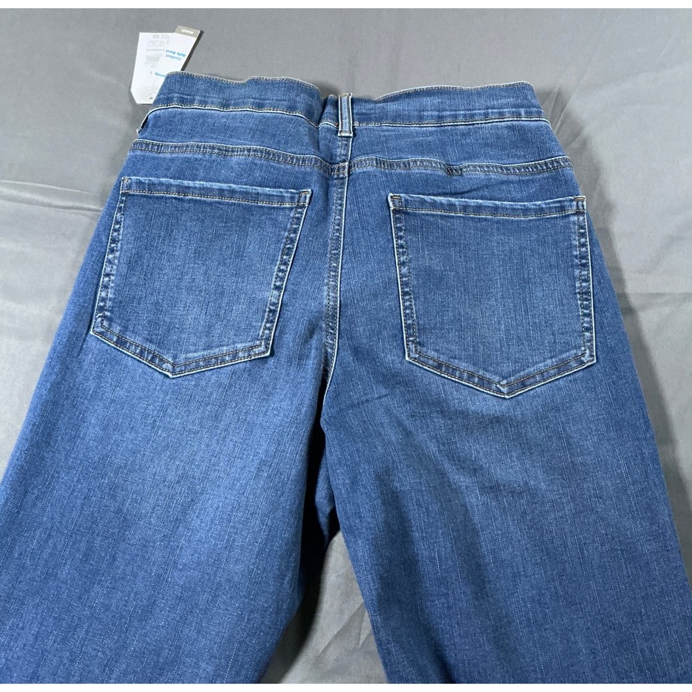 Time and Tru Womens Maternity Straight Leg Jeans‎ Blue Medium Wash Small 4-6 NWT - Picture 12 of 12